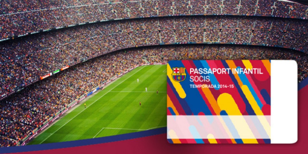 El FC Barcelona crea el Pasaporte Infantil del Socio