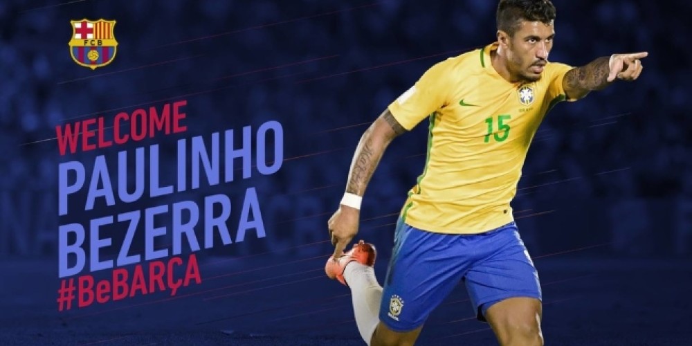 Paulinho llega al FC Barcelona y se convierte en el cuarto refuerzo más caro de su historia