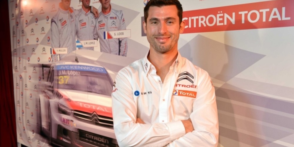 Pechito L&oacute;pez brind&oacute; una conferencia de prensa de la mano de Total y Citro&euml;n