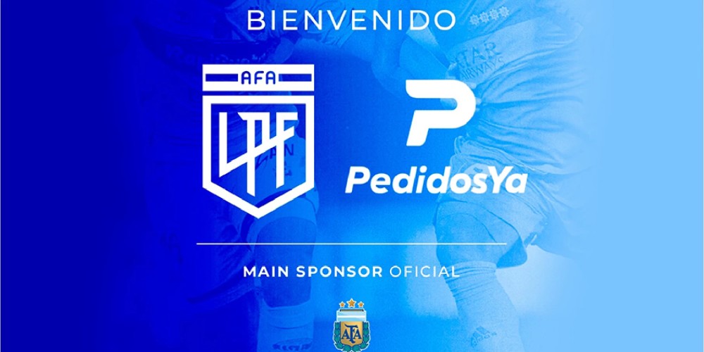 PedidosYa es el nuevo sponsor del F&uacute;tbol argentino