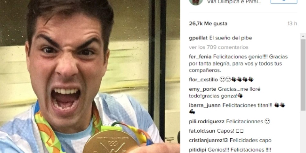 Argentina deja su huella en Río 2016: Lo mejor de los atletas en Facebook e Instagram‏