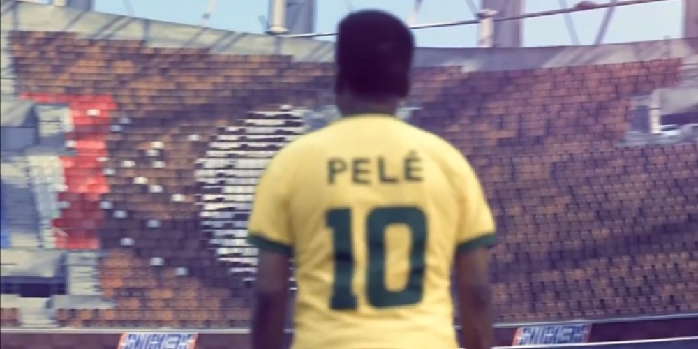 Pel&eacute; y su novedosa campa&ntilde;a publicitaria con una marca de chocolates