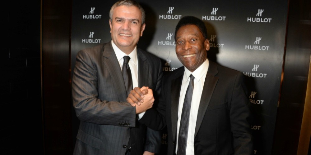 Pel&eacute; se suma como embajador de Hublot