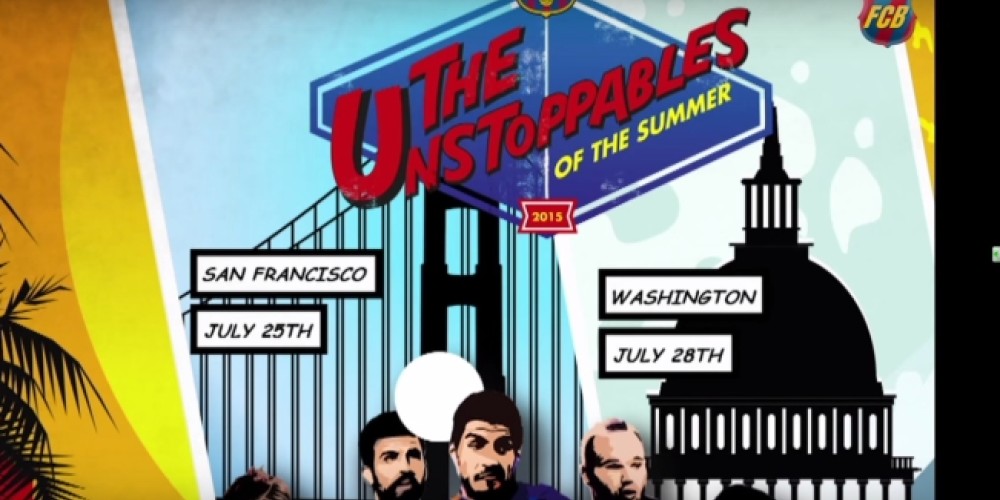 Barcelona presentó la película de su pretemporada 2015