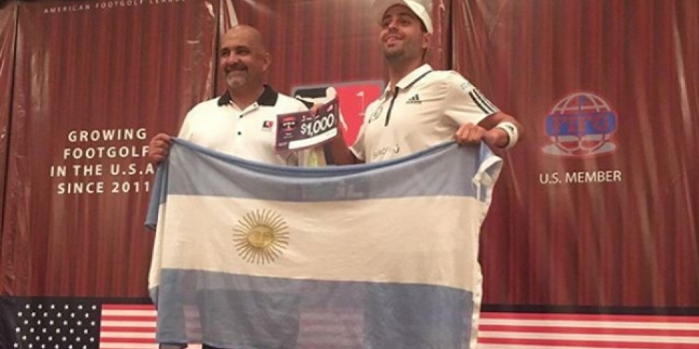 Sebasti&aacute;n Pelliccioni termin&oacute; tercero en el US Open de Footgolf