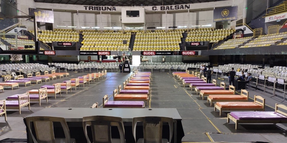 El Palacio Peñarol albergará a personas en situación de calle durante el coronavirus