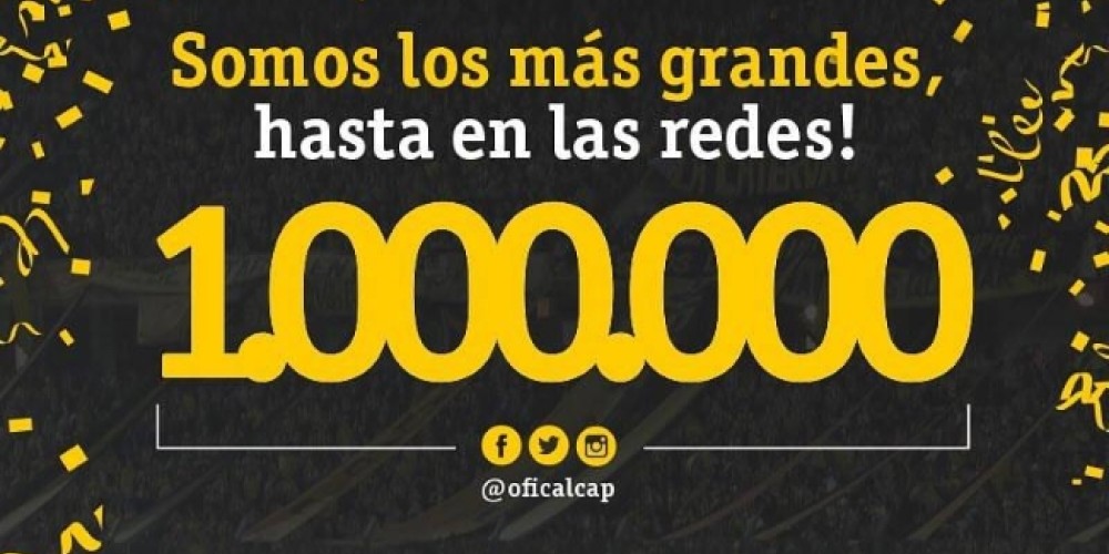 Peñarol se convierte en el primer club uruguayo en llegar al millón de seguidores