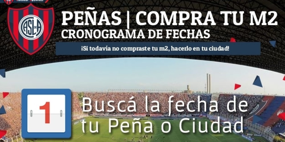 San Lorenzo comenz&oacute; su "Campa&ntilde;a Nacional por la Vuelta a Boedo" 