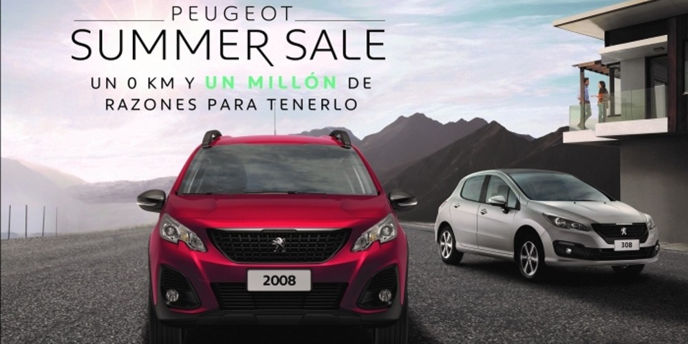 "Peugeot Summer Sale": Un millón de razones para subirte en febrero a tu próximo 0km Peugeot
