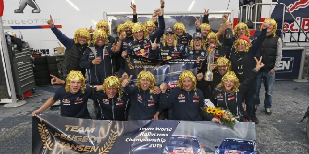 El equipo Peugeot Hansen es campeón Mundial de Rallycross