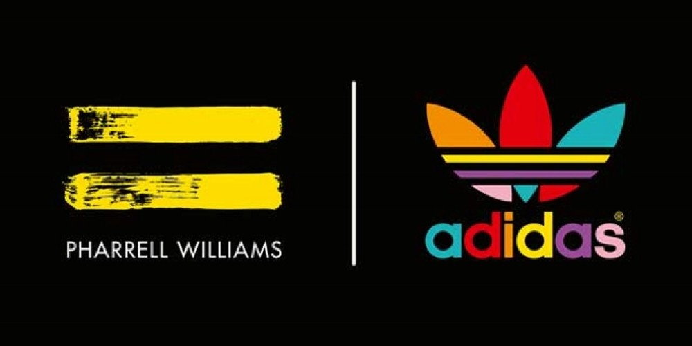 Pharrell Williams lanz&oacute; su l&iacute;nea de zapatillas junto a adidas Originals