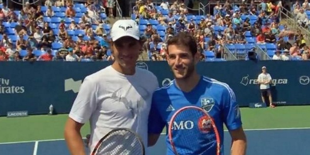 El Masters 1000 de Montreal realiz&oacute; una exhibici&oacute;n entre Rafa Nadal y Nacho Piatti