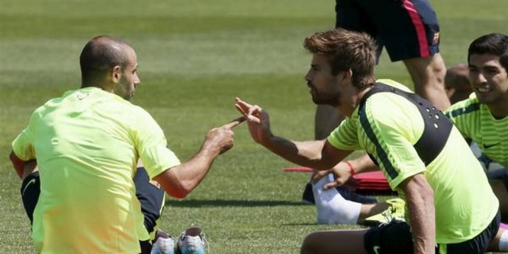 Mascherano revel&oacute; que Piqu&eacute; se retirar&aacute; en River