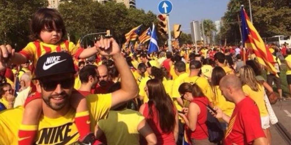 Piqu&eacute; fue nombrado embajador de Catalu&ntilde;a 
