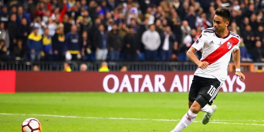 El gol del Pity Martínez en el Bernabeú llego al Museo River en formato metegol