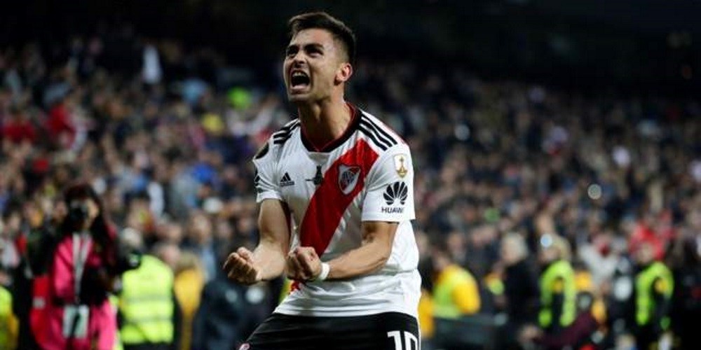 El “Pity” Martínez fue destacado por el FIFA 19 por su gol a Boca en la “Superfinal”