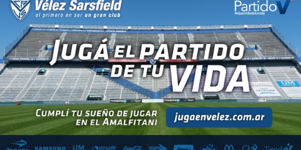 V&eacute;lez invita a sus hinchas a jugar el partido de sus vidas