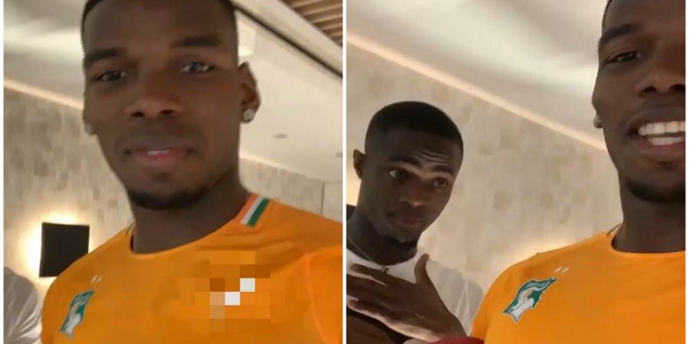 ¿Pogba dando clases de marketing en su vivo de Instagram?