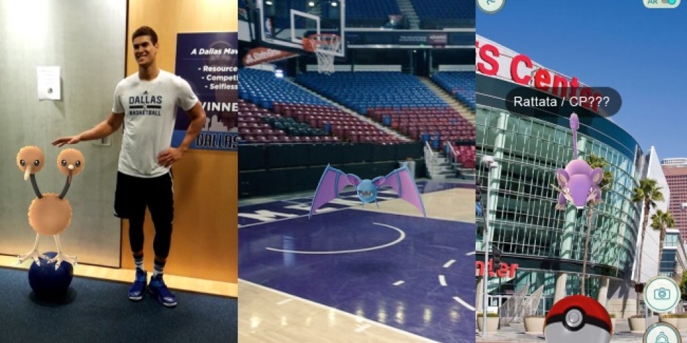 Pokemon GO llegó ahora a la NBA