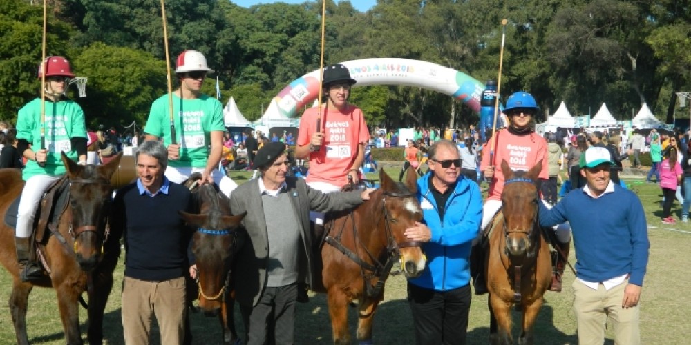 La AAP festejó el Día Olímpico junto al COA y otras federaciones en una jornada histórica para el polo