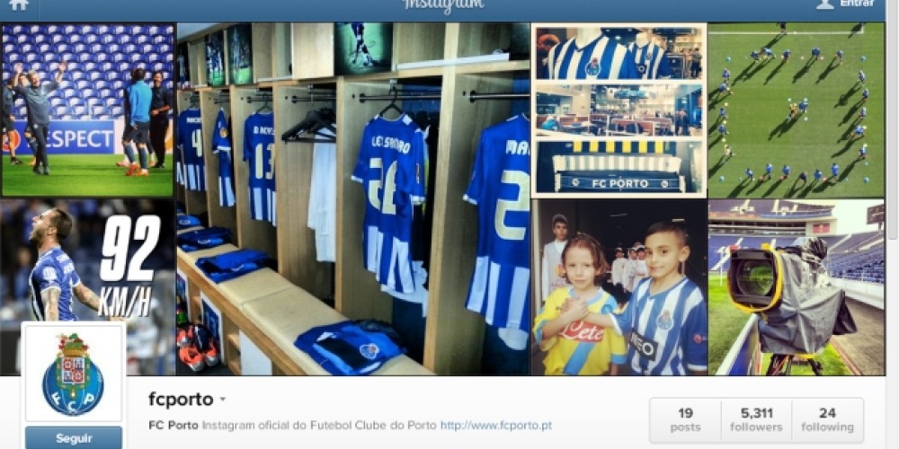 Porto se sum&oacute; a Instagram
