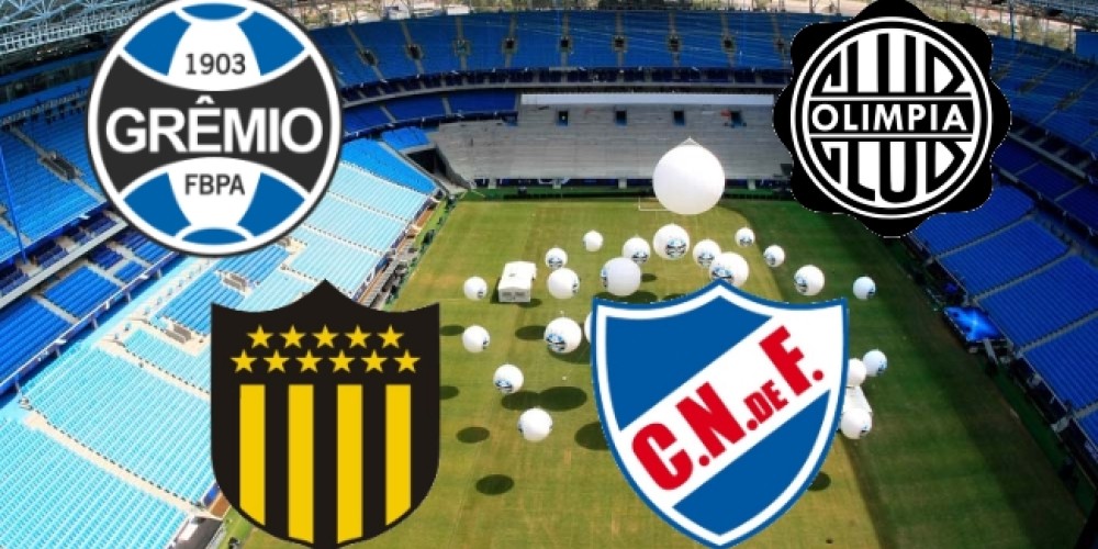 Peñarol, Nacional, Olimpia y Gremio jugarán un cuadrangular en Porto Alegre