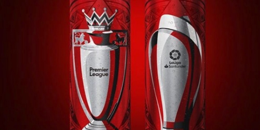 LaLiga y la Premier League anunciaron una nueva marca como cerveza oficial