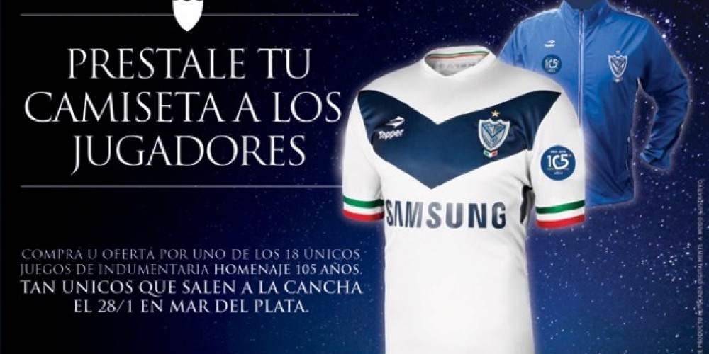 Vélez lanza la campaña "Prestale tu camiseta a los jugadores"