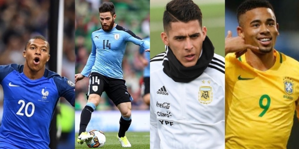El once ideal de promesas para Rusia 2018