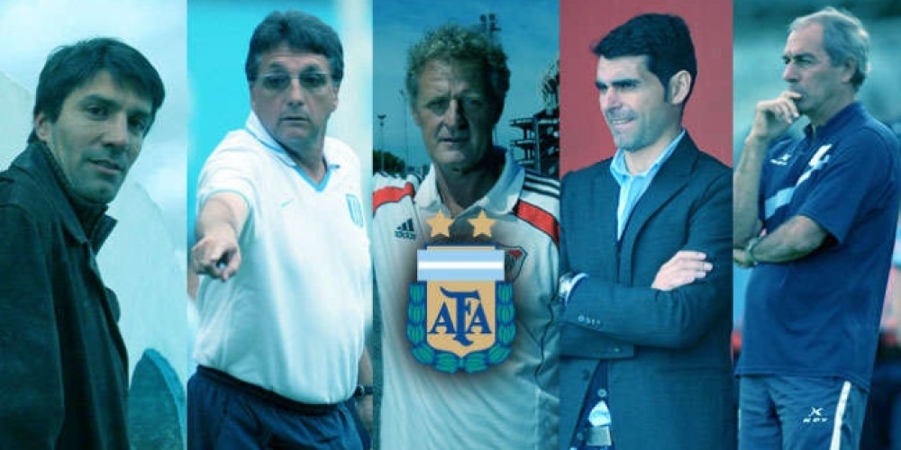 La AFA eligió cuatro proyectos para dirigir a los juveniles argentinos