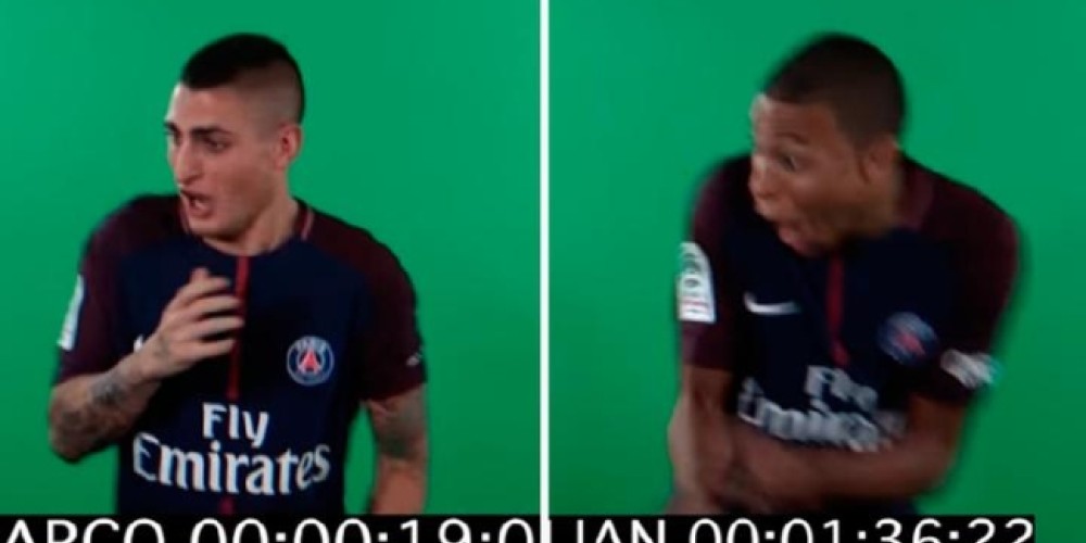El imperdible backstage de terror con los jugadores del PSG