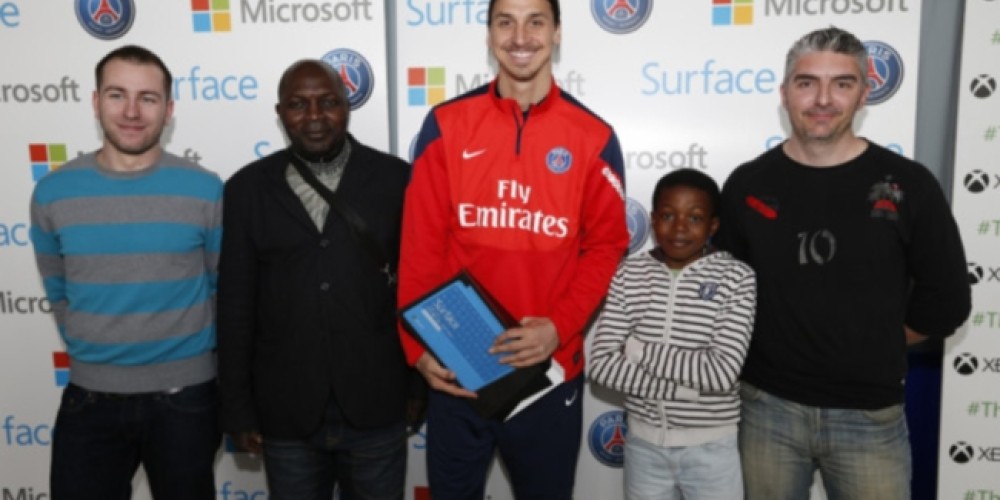Los jugadores del PSG ya tienen sus nuevas Microsoft Surface Tablets