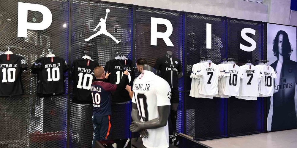 PSG quiere convertirse en uno de los cinco equipos que m&aacute;s camisetas venden en el mundo