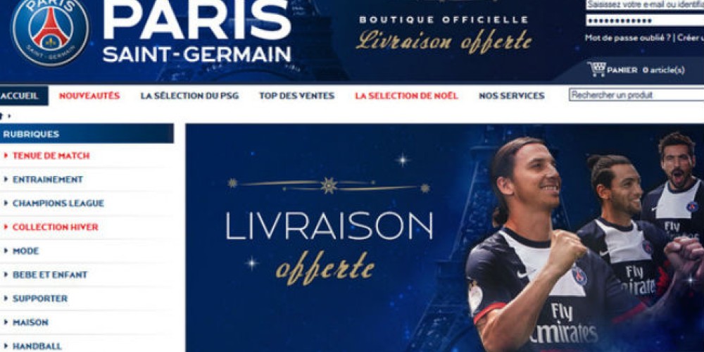 El Par&iacute;s Saint-Germain rompe records con su Black Friday