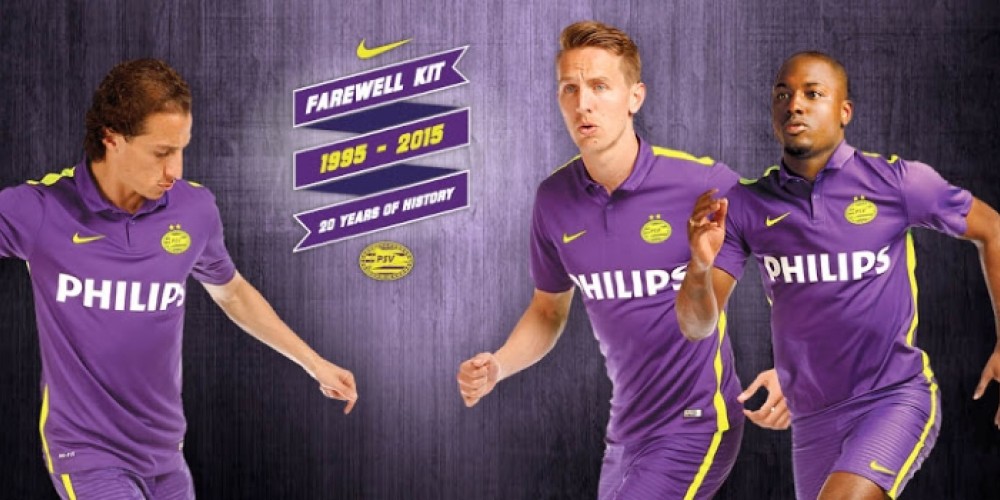 Nike y PSV festejan sus 20 a&ntilde;os juntos con una camiseta especial
