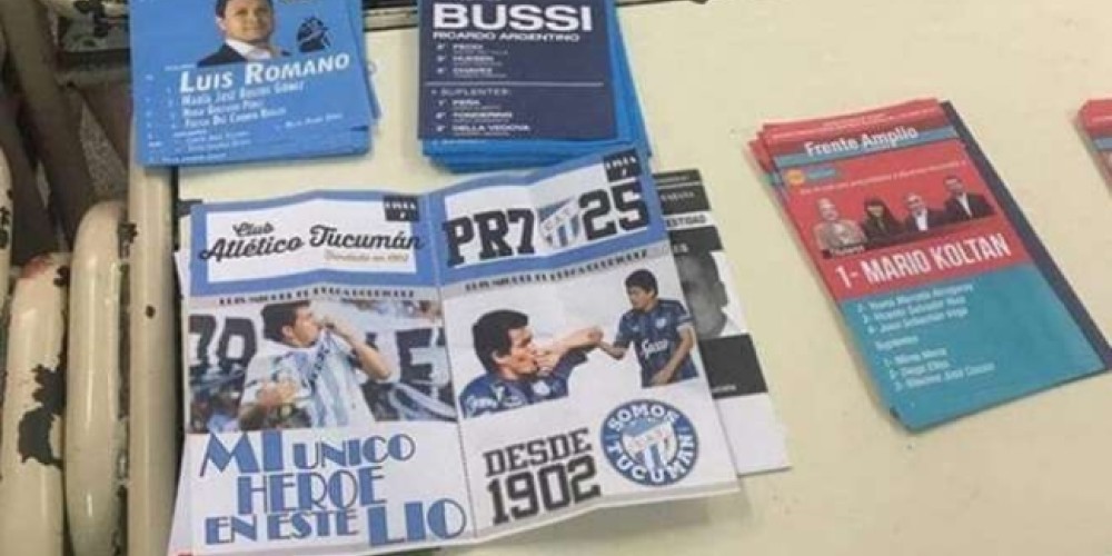Las papeletas de un goleador argentino  que aparecieron en las urnas de Tucum&aacute;n 