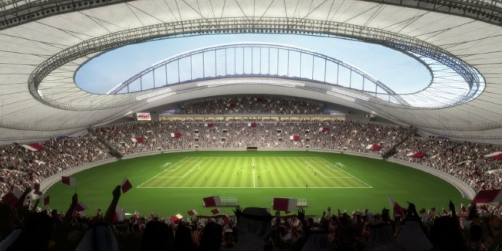 El primer s&uacute;per estadio para Qatar 2022 est&aacute; cerca de terminarse