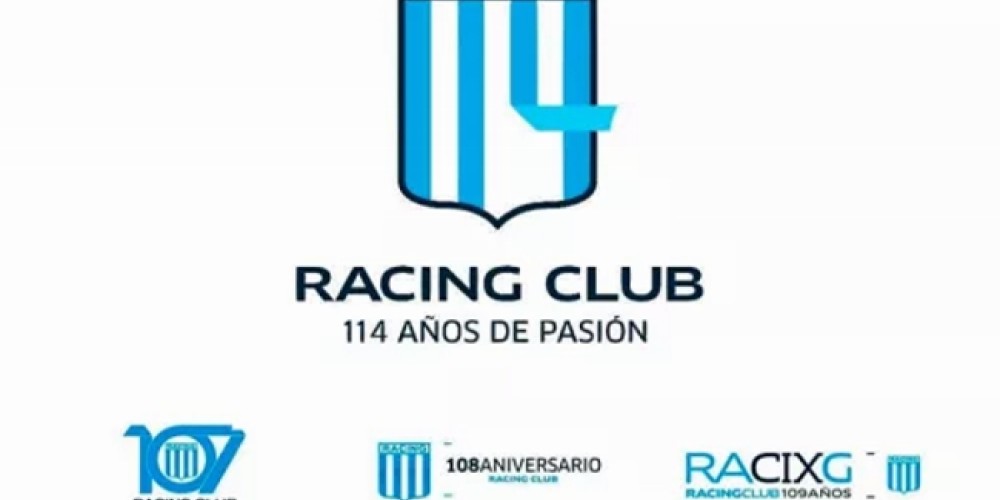 Racing presentó un escudo especial con motivo de su aniversario