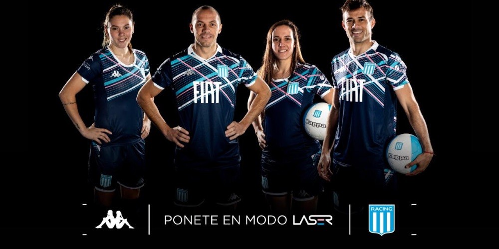 Racing Club lanzó una nueva camiseta con tecnología láser
