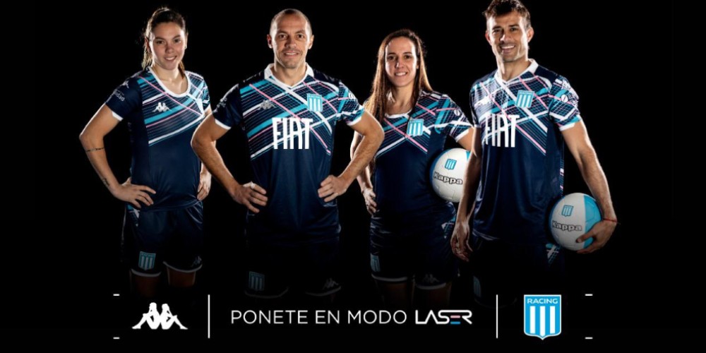 Racing present&oacute; una nueva camiseta inspirada en la tecnolog&iacute;a Laser