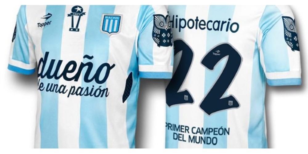 Racing vestirá una camiseta especial en homenaje a la Copa Intercontinental de 1967