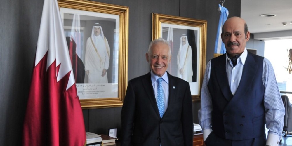 Racing busca expandir su marca a nivel internacional y mantuvo una reuni&oacute;n con el embajador de Qatar