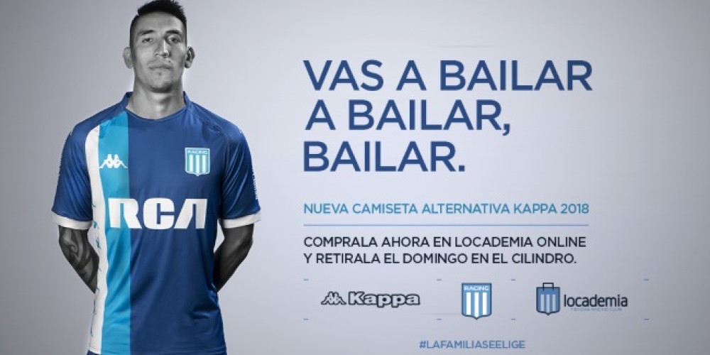 Kappa presentó la camiseta alternativa de Racing para 2018