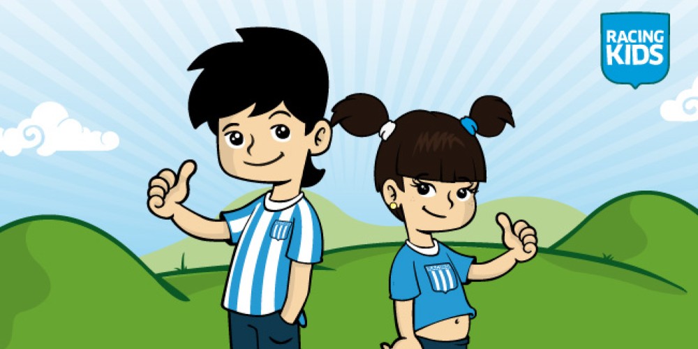 Racing hace crecer su plataforma para niños
