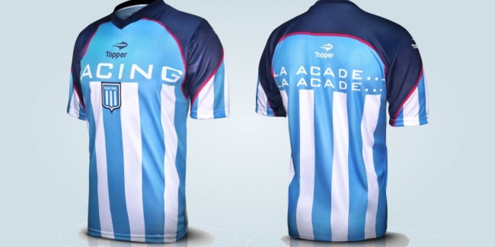 Topper reedita la camiseta de Racing campeón del 2001