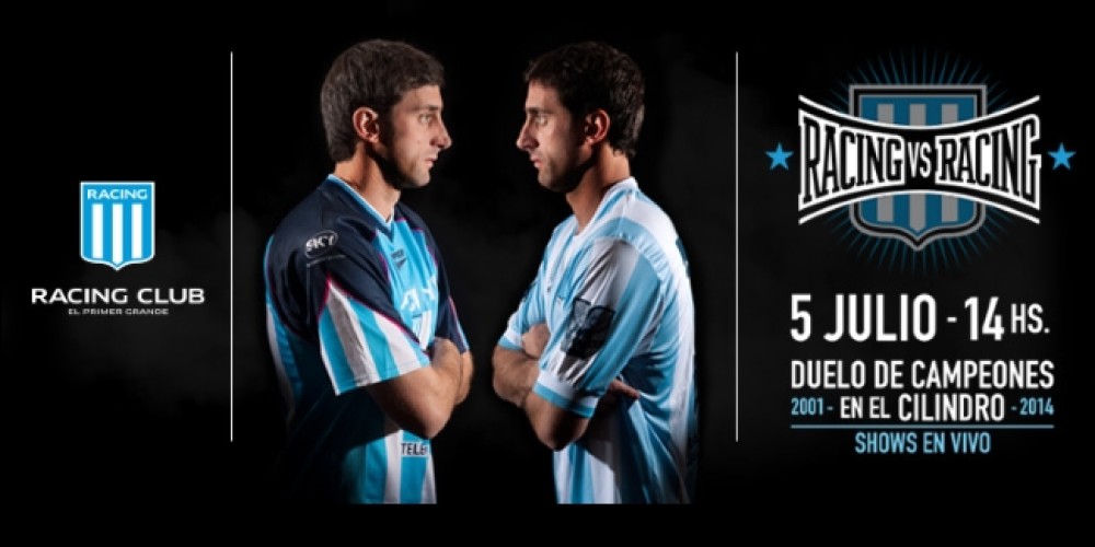 Se viene el partido &ldquo;Racing vs Racing&rdquo; con los campeones de 2001 y 2014