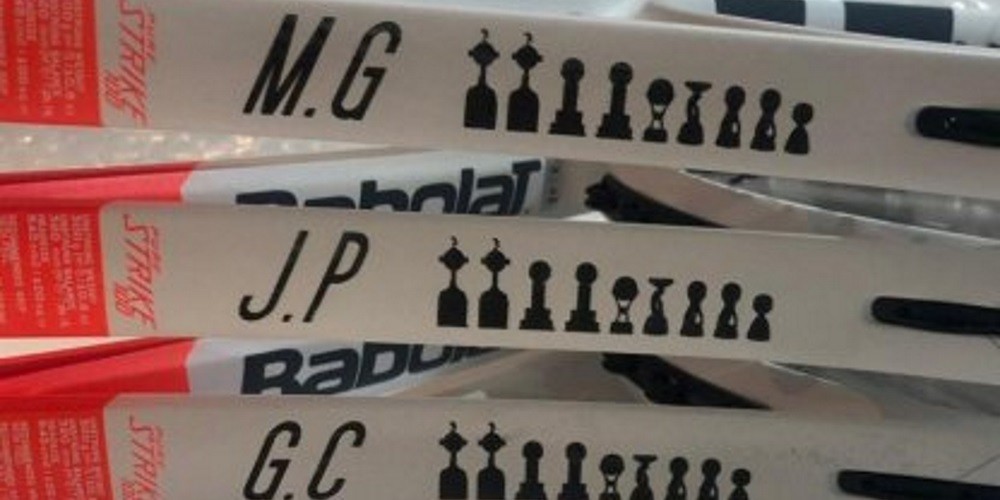 Guillermo Coria homenajeó a los campeones de América con raquetas personalizadas