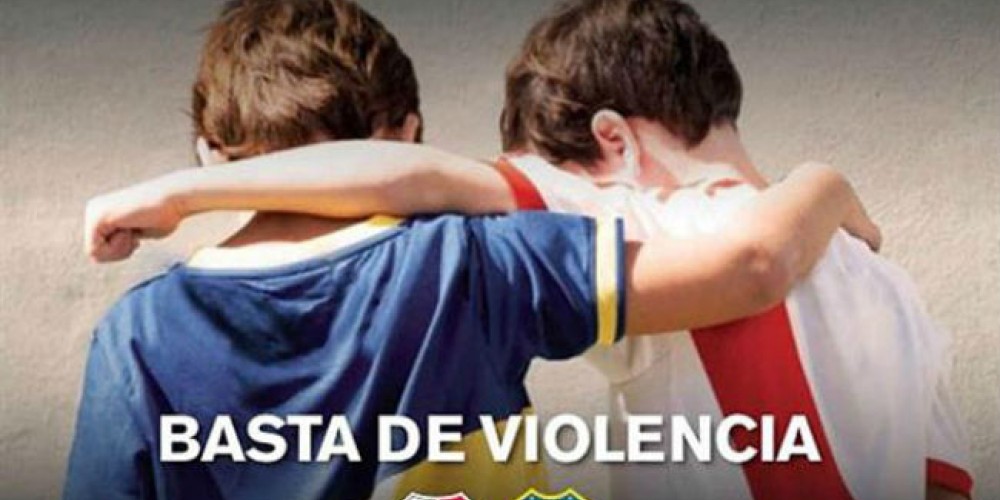 Por el supercl&aacute;sico, lanzan una campa&ntilde;a contra la violencia