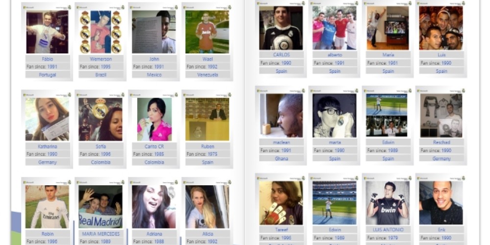 Real Madrid lanz&oacute; el &ldquo;&Aacute;lbum de los hinchas&rdquo; junto a Microsoft