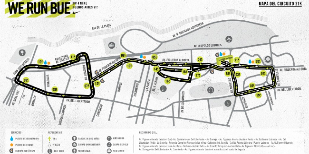 Ya está el recorrido y la remera oficial de la We Run Buenos Aires 21K